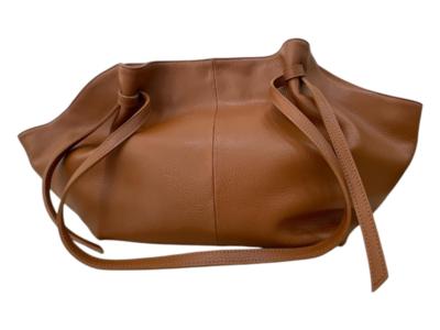 Italian brown leather handbag for resellers wholesale
