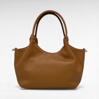 Italian brown leather handbag for resellers wholesale