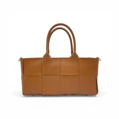 LISA LIVI - Sac cabas en cuir tressé 