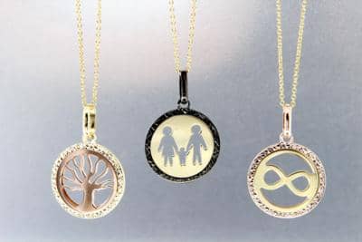 International GOLD & SILVER - Colgantes de colores