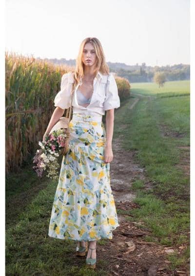 ILYESSE COUTURE - Skirt and shirt