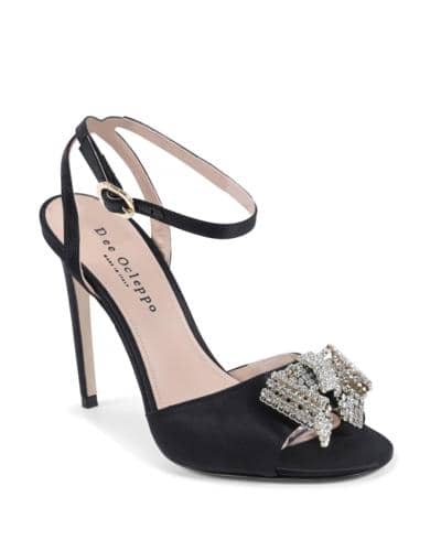 BUY2BEE.COM - Satin Bow Sandal - Black