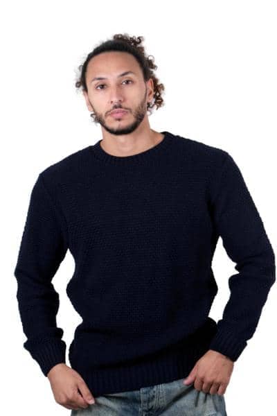 ITABAZAAR - suéter grosso de cor sólida 