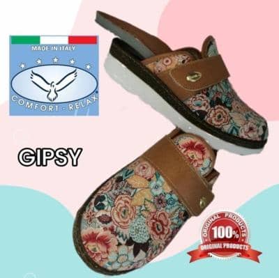COMFORT RELAX - Gipsy Floral Clogs