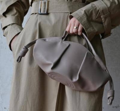 Bolso de cuero italiano, diseño elegante, para revendedores