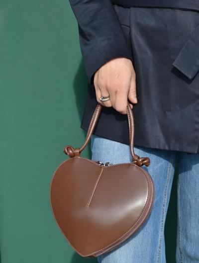 Bolso de cuero en forma de corazón italiano para revendedores