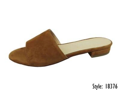 JEAPO - Eleganti sabot in pelle scamosciata 