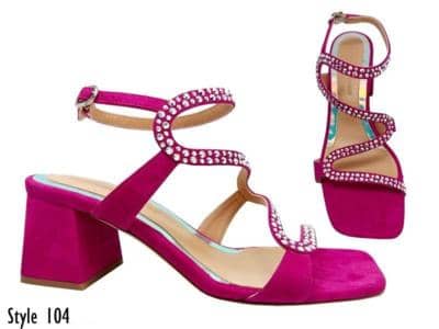 JEAPO - Шикарный каблук со стразами 