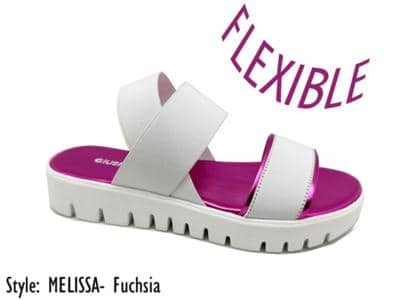 JEAPO - Сандалии на платформе цвета фуксии 