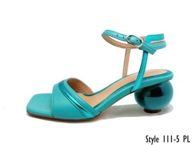 Italian made turquoise women’s sandals for resellers