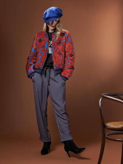 JUSTMINE - Бомбер - Брюки с манжетами 