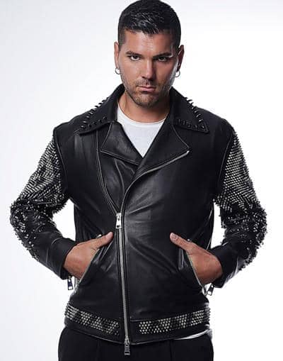 ELENA MILANO - МУЖСКАЯ КОЖАНАЯ КУРТКА 