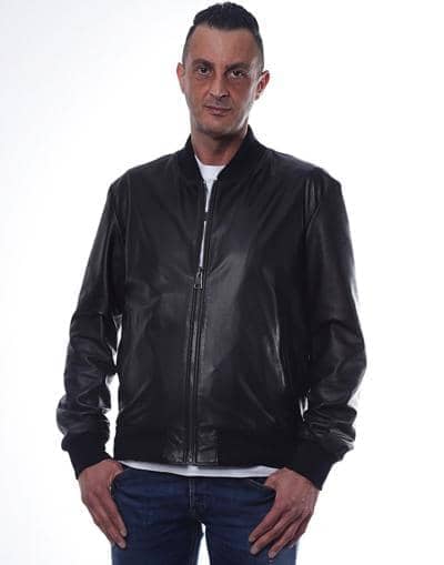 ELENA MILANO - МУЖСКАЯ КОЖАНАЯ КУРТКА 