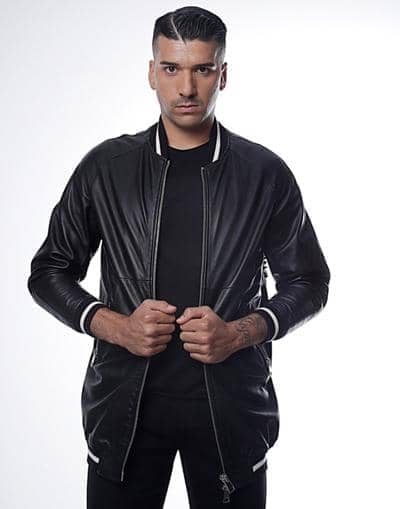 ELENA MILANO - МУЖСКАЯ КОЖАНАЯ КУРТКА 