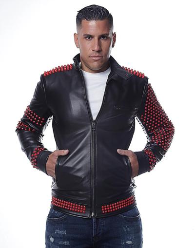 ELENA MILANO - МУЖСКАЯ КОЖАНАЯ КУРТКА 