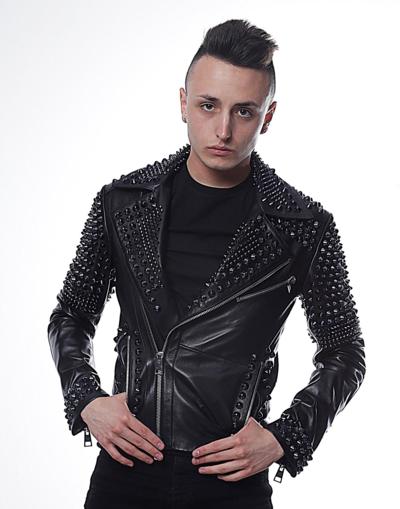 ELENA MILANO - МУЖСКАЯ КОЖАНАЯ КУРТКА 