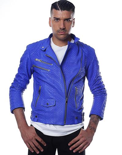 ELENA MILANO - МУЖСКАЯ КОЖАНАЯ КУРТКА 