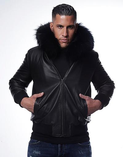 ELENA MILANO - МУЖСКАЯ КОЖАНАЯ КУРТКА 