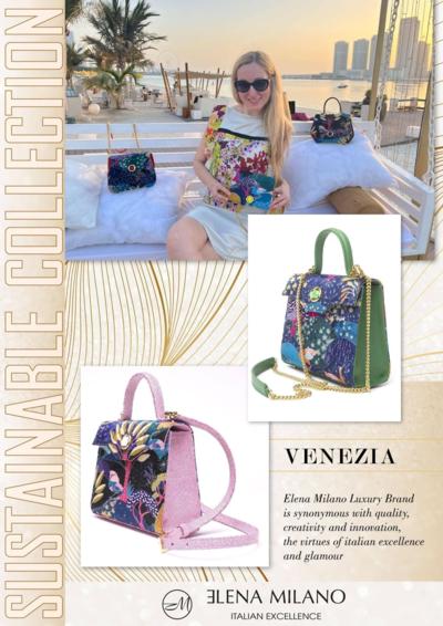 ELENA MILANO - MODO DE BOLSA DE MÃO. VENEZIA 
