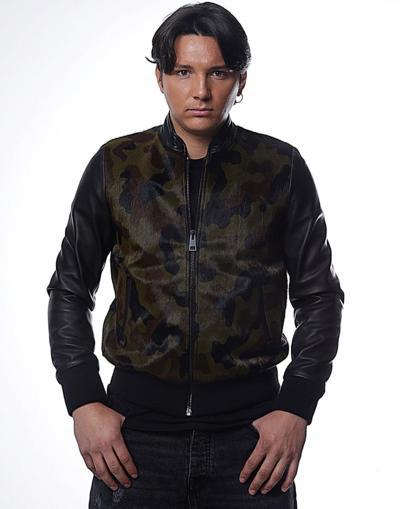 ELENA MILANO - МУЖСКАЯ КОЖАНАЯ КУРТКА 