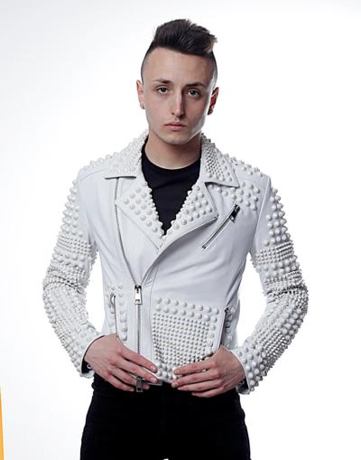 ELENA MILANO - МУЖСКАЯ КОЖАНАЯ КУРТКА 