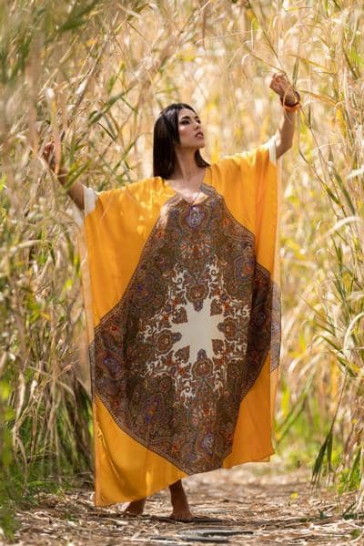 KELLÉ FASHION - Kaftano Orange Etro' 