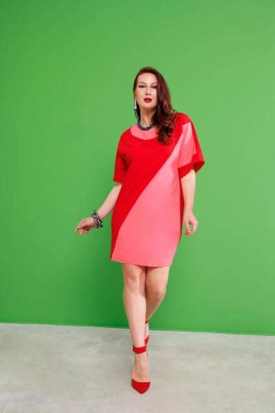 LADY XL - vestito f0035 