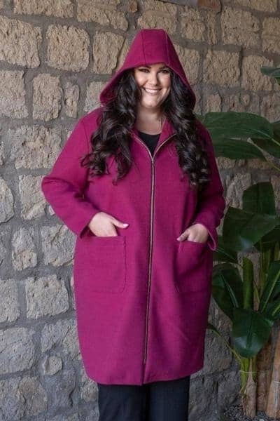 LADY XL - Giacca con cappuccio 3308 