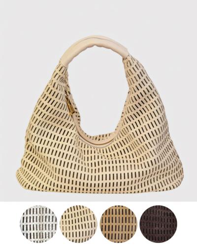 Italian leather woven handbag for resellers wholesale