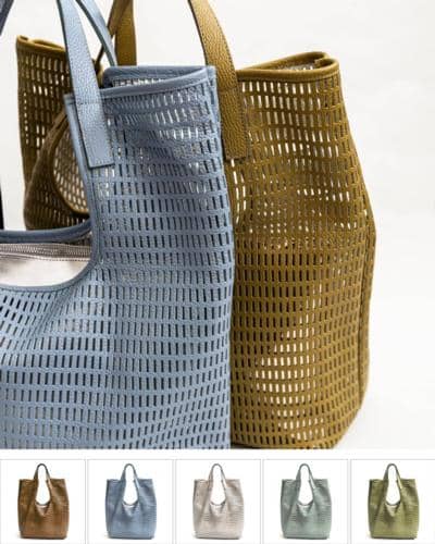 LAURA DI MAGGIO - Borsa in pelle laser 