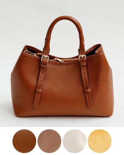 Коричневая кожаная сумка, сделано в Италии, оптом
