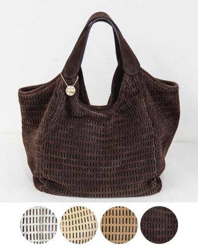 Bolsa tote de camurça feita na Itália para revendedores