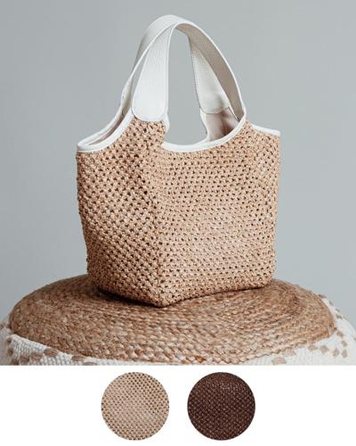 LAURA DI MAGGIO - Woven Raffia tote