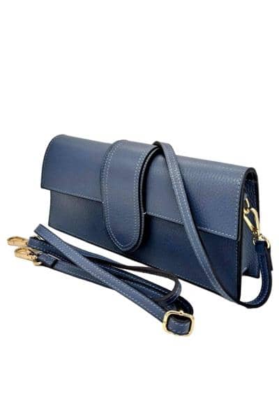 LEATHER BAGS ITALY - Elegantes Pochette-Leder 