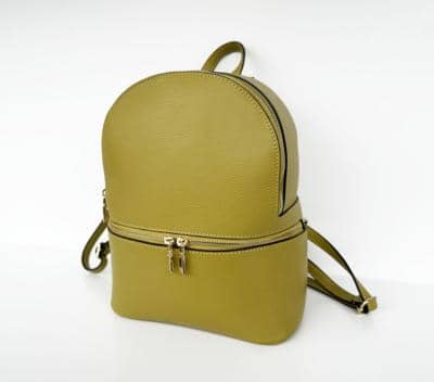 LEATHER COUNTRY - Mochila Chic Olive 