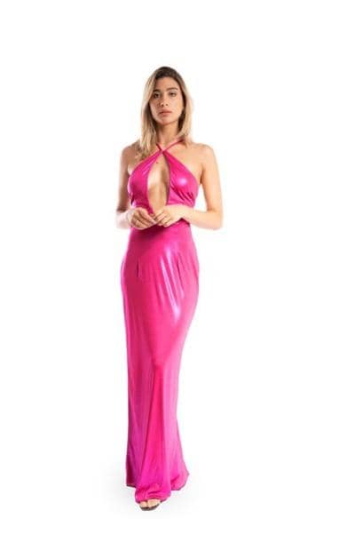 LECICALE LAB - Silk Halter Gown