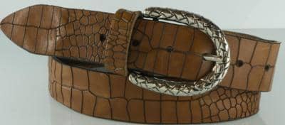 LE NOSTRE FOLLIE - CINTURA IN PELLE LASER A COLORI 