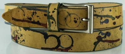 LE NOSTRE FOLLIE - BELT PAINTED BY HAND