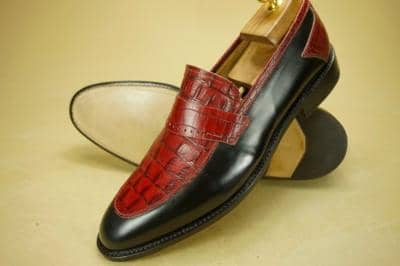 calzoleria LEOPARDI - Two-tone fashion loafer