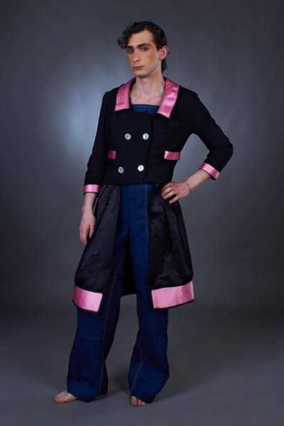 LE TOPPE - Атласный фрак-пиджак 