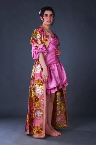 LE TOPPE - Вечернее платье из шелка ламе 