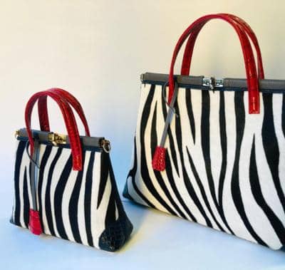 LANZETTI - Lexiapel - Zebra Elegance Totes
