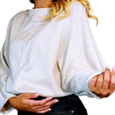 LILIMILANO - LUREX SWEATER 