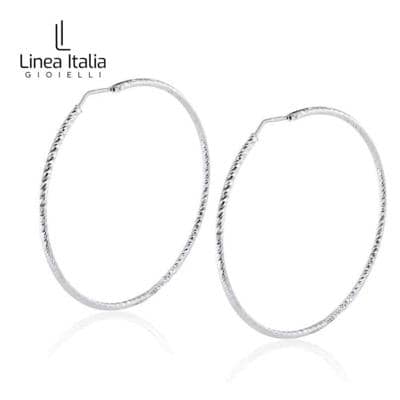 LINEA ITALIA - Pendientes de corte de diamante 