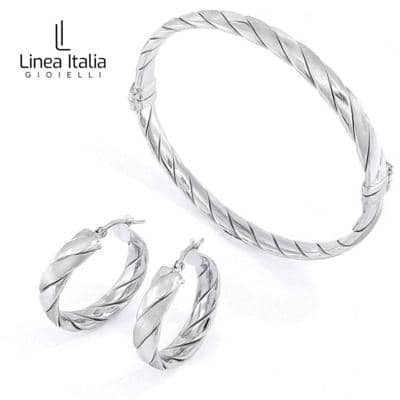 LINEA ITALIA - Brazalete y Pendientes 
