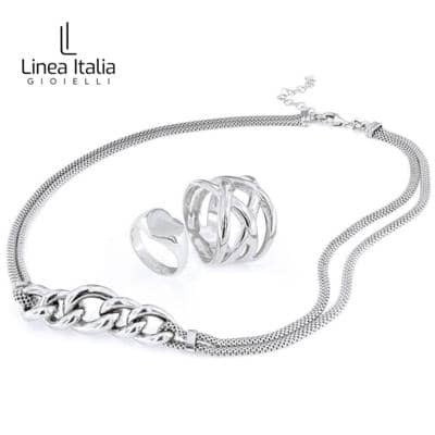 LINEA ITALIA - Collar y anillos 