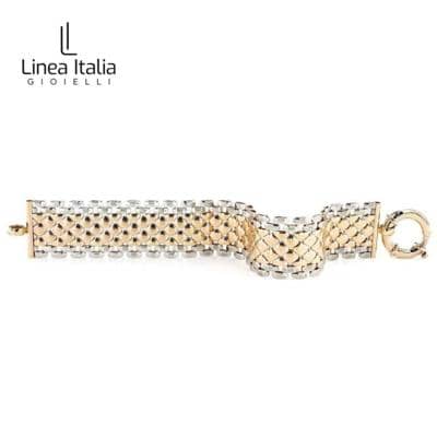 LINEA ITALIA - Pulsera Pantera Bicolor 