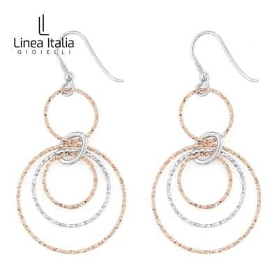 LINEA ITALIA - Pendientes de corte de diamante 