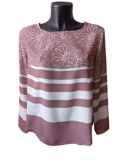 Итальянская блузка с цветочным дизайном для продавцов.