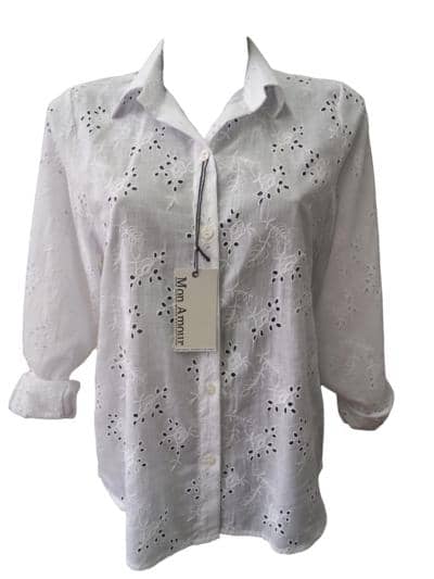 LINEA MODA - Элегантная кружевная блузка 